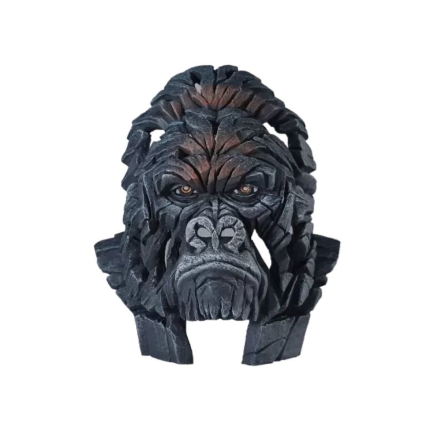 Gorilla Bust Miniature Edge Sculpture Animal Figurine