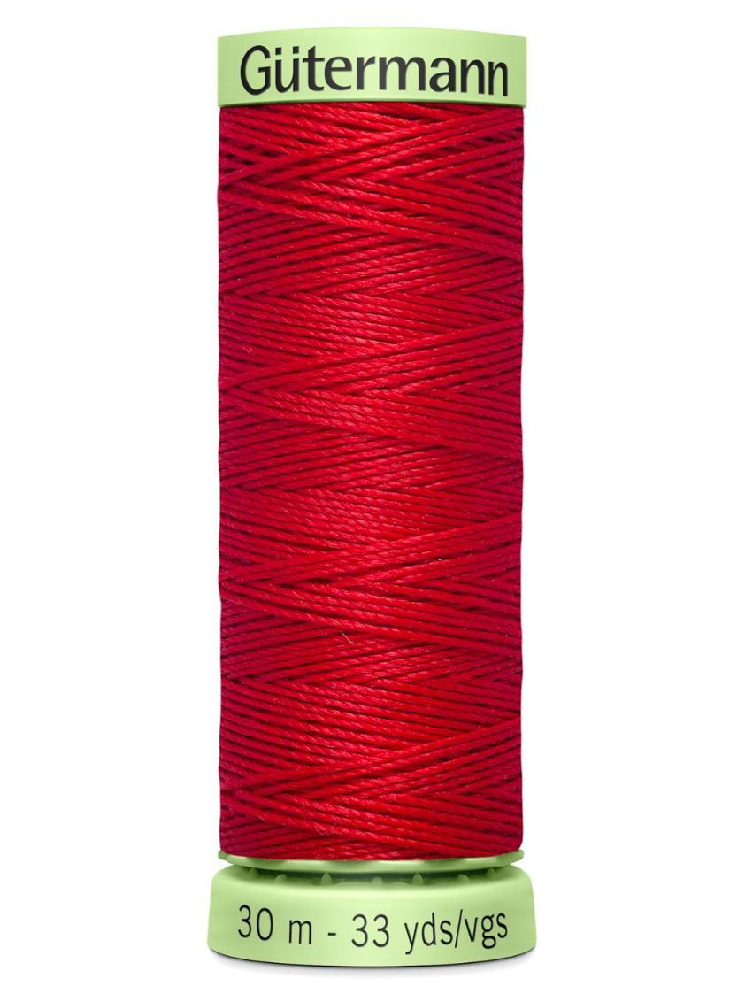 Red 156 Red Extra Strong Top Stitch Thread (30m)