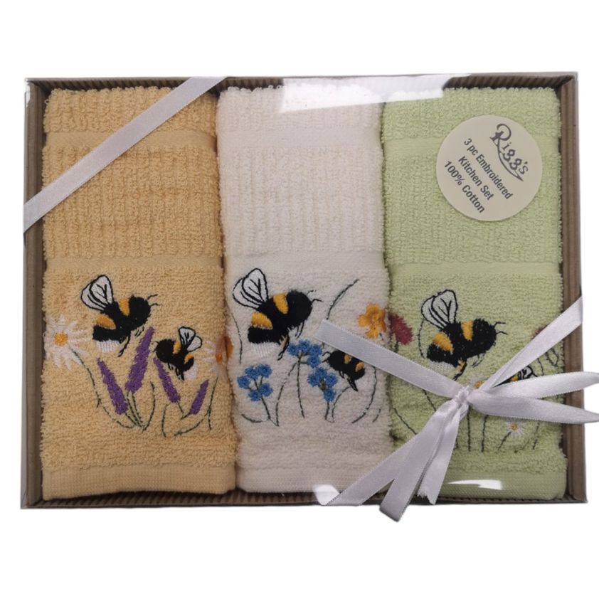 Bees In The Medow Box Set Tea Towels Box Sets