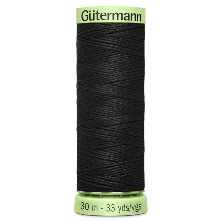 Black Extra Strong Top Stitch Thread (30m)