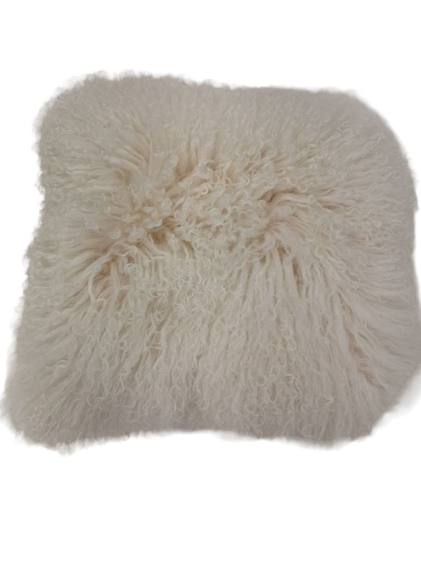 Oatmeal Mongolian Pre Filled Feather Cushion