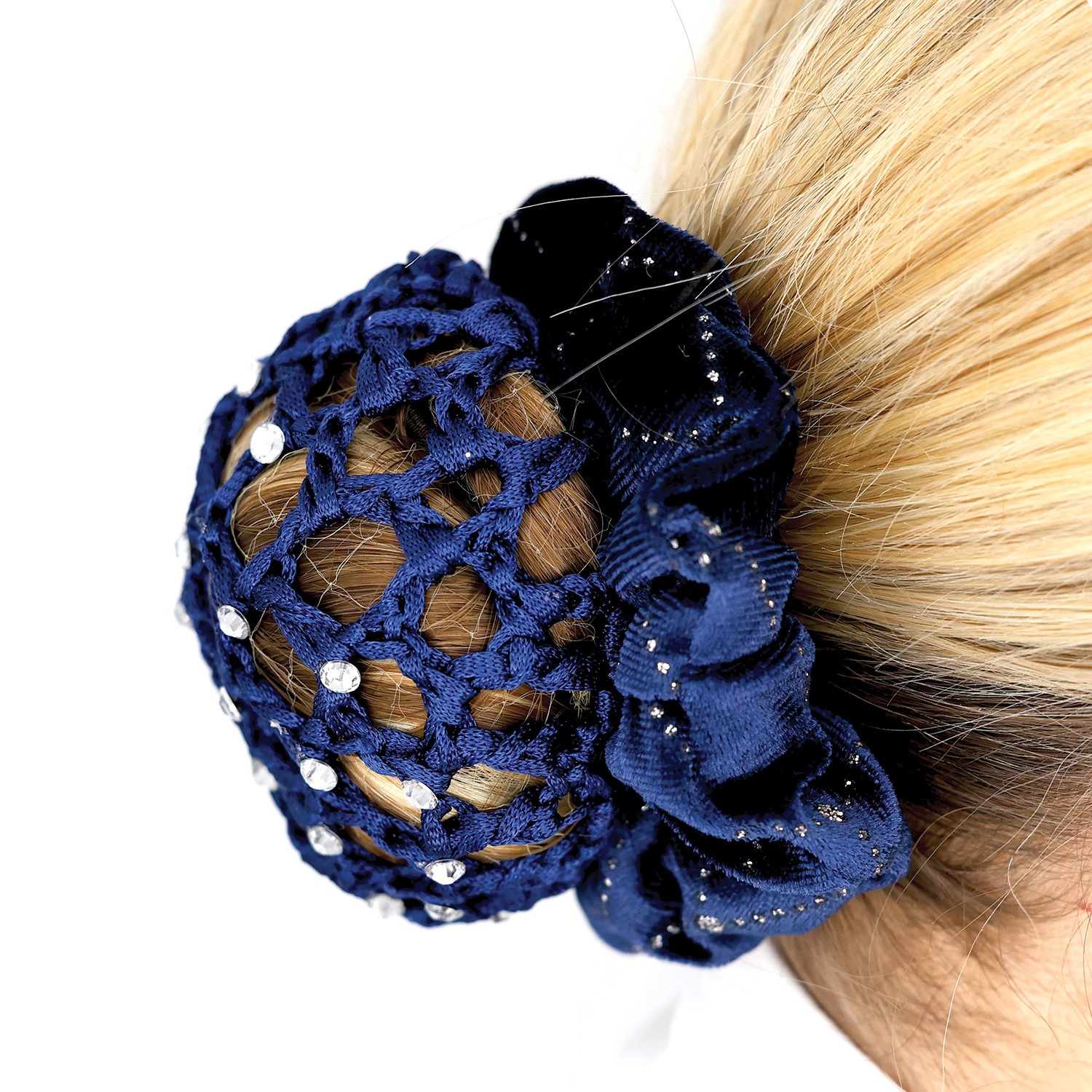 Equetech Dressage Horse Riding Crystal Bun Net - 4 colours One size fits all!