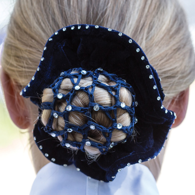 Equetech Dressage Horse Riding Crystal Bun Net - 4 colours One size fits all! - Produktbild 1