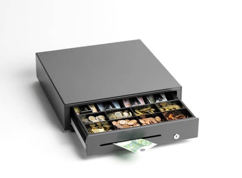 Charcoal Grey Star CB-2002-LC-FN Cash Drawer