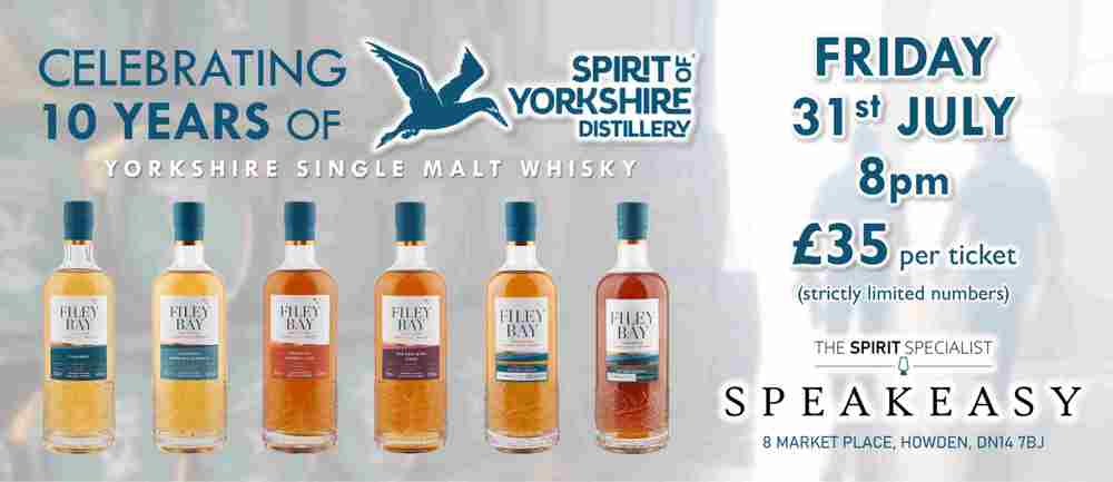Filey Bay 10th Anniversary tasting event