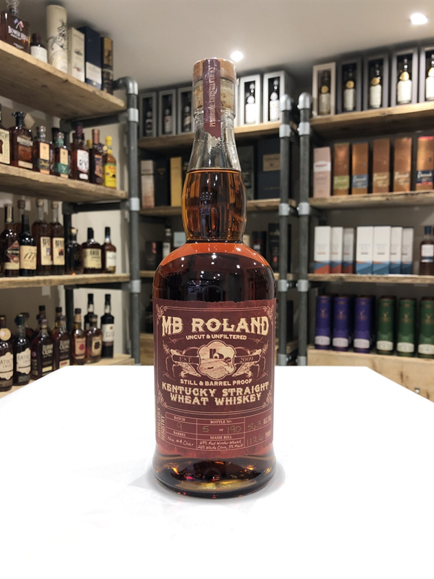 MB Roland Straight Wheat Whiskey 70cl
