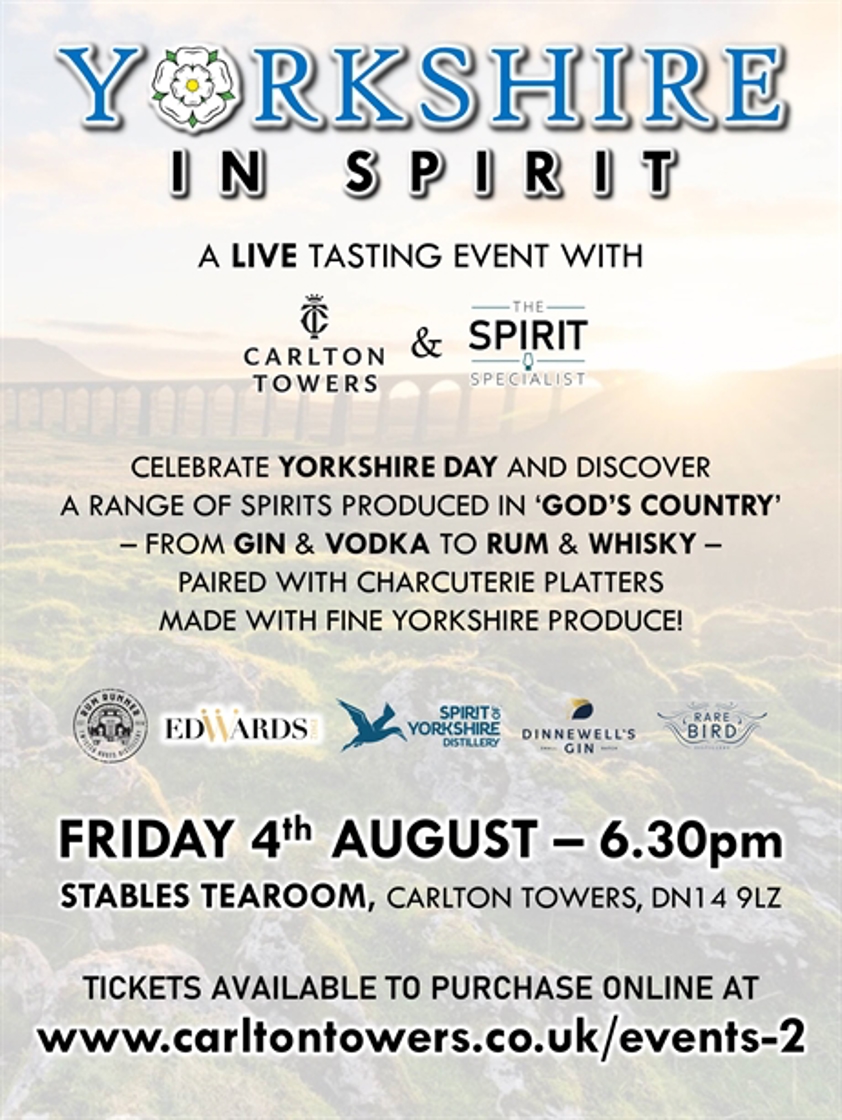 Yorkshire In Spirit - A Yorkshire Day tasting event
