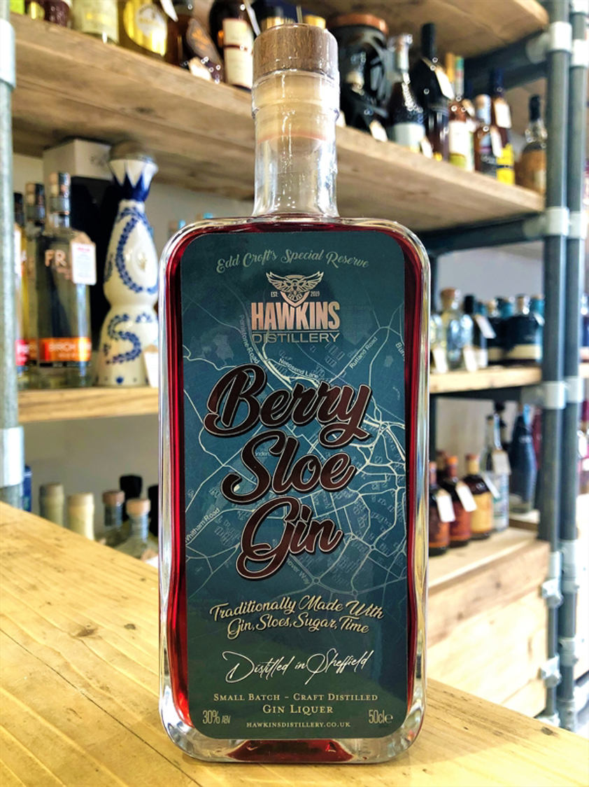 Hawkins Distillery Berry Sloe Gin 30% 50cl
