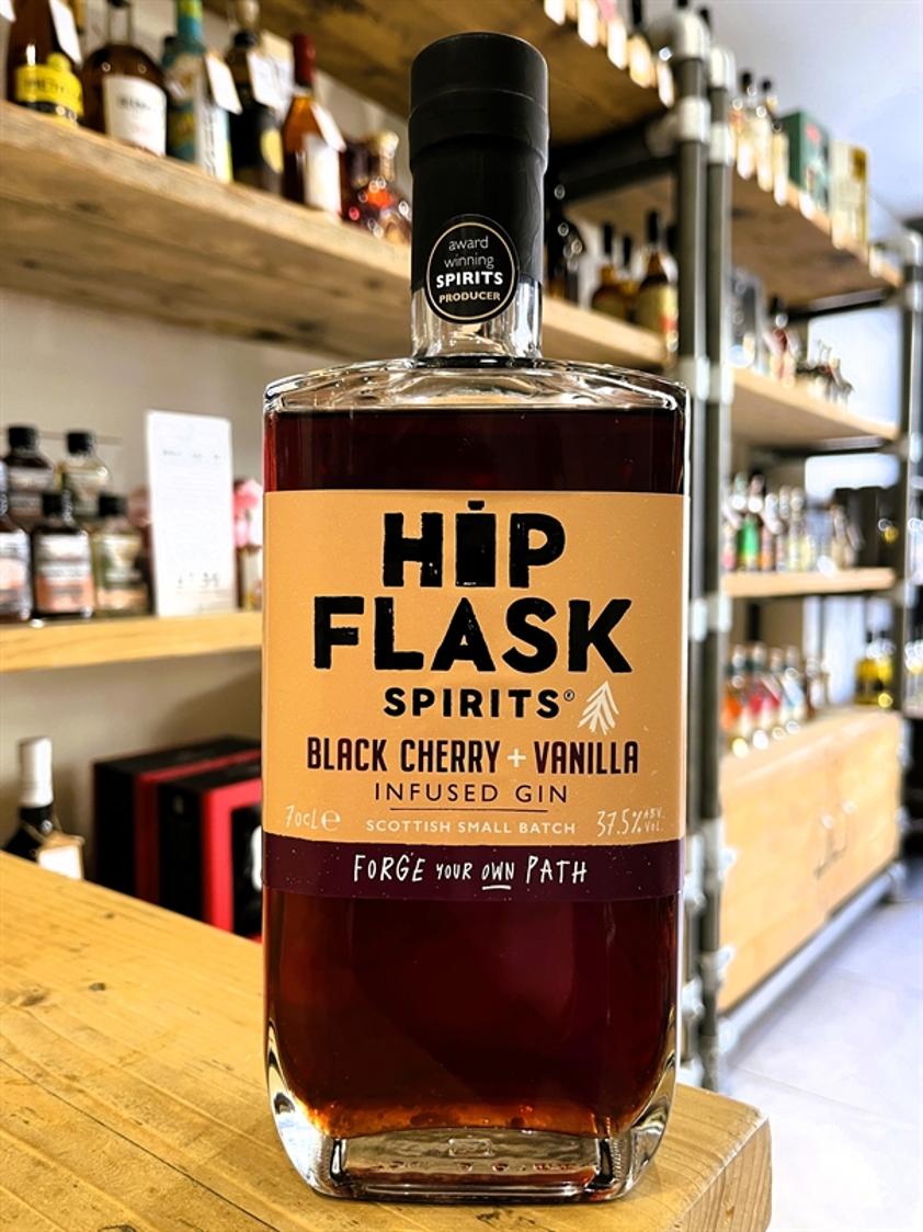 Hipflask Spirits Cherry & Vanilla Gin 37.5% 70cl