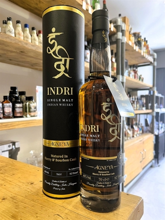 Indri Agneya Single Malt Indian Whisky 46% 70cl
