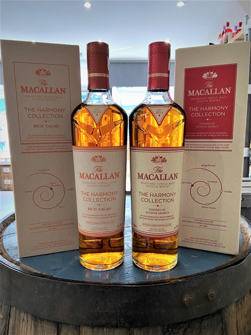 Macallan Harmony Collection Rich Cacao and Intense Arabica double pack 44% 2 x 70cl