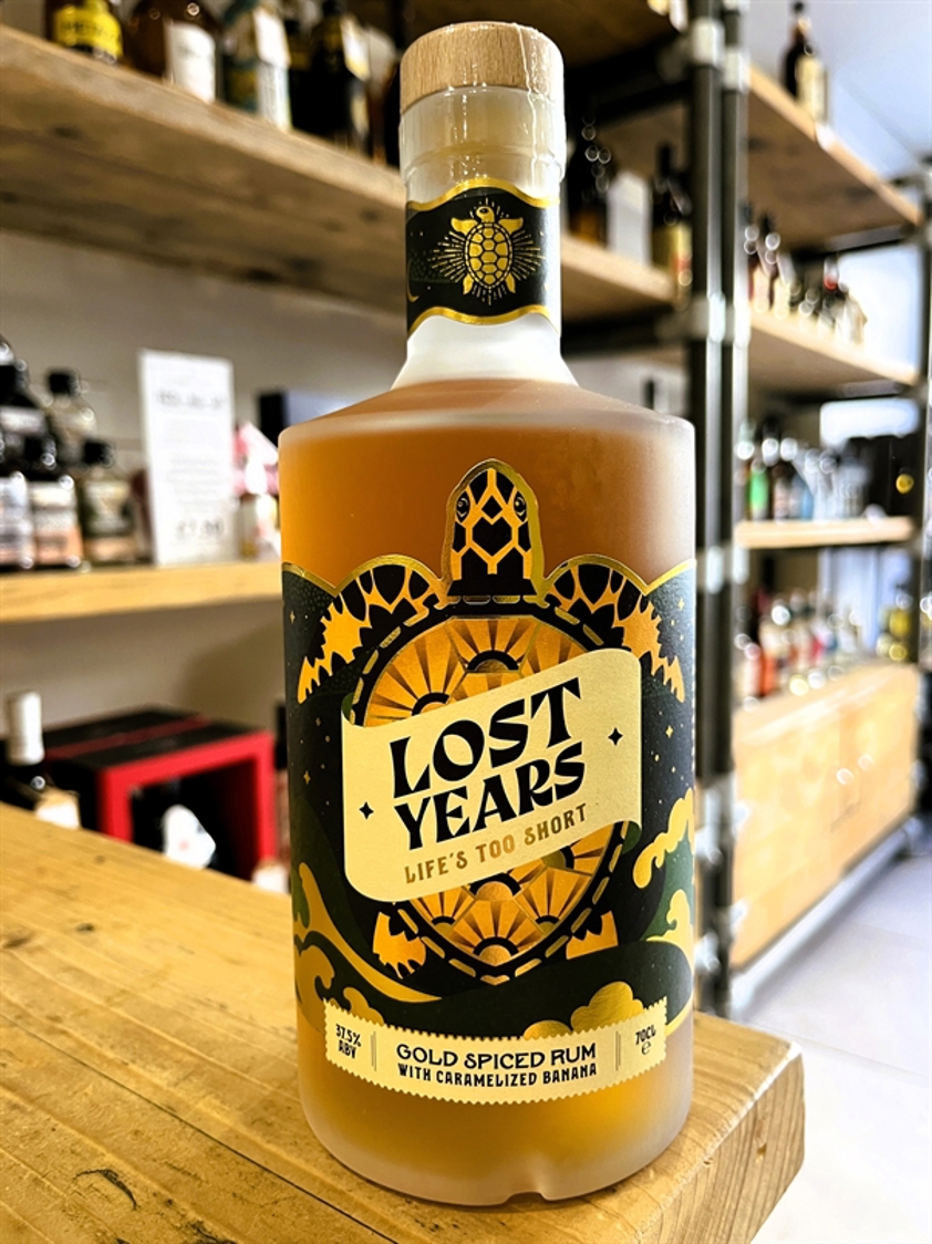 Lost Years Gold Spiced Rum with Caramelized Banana 37.5%