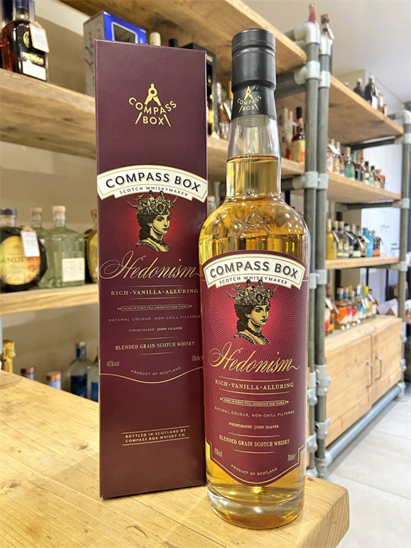 Compass Box Hedonism Blended Grain Scotch Whisky 43% 70cl