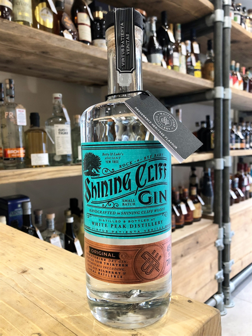 White Peak Distillery Shining Cliff Original Gin 45% 70cl