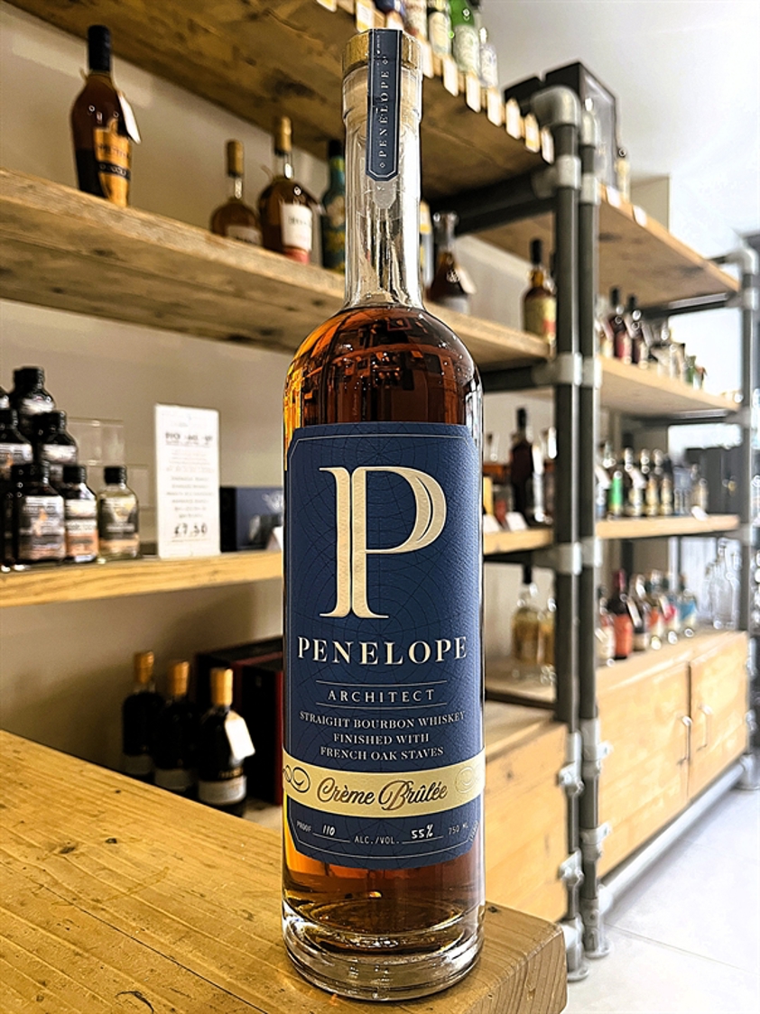 Penelope Architect Creme Brulee Straight Bourbon Whiskey 55% 75cl