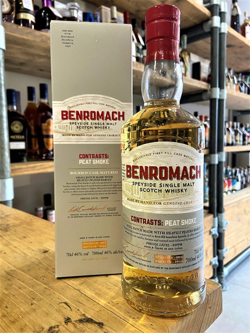 Benromach Contrasts Peat Smoke Bourbon Matured 46% 70cl