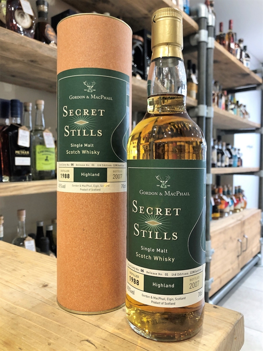 Gordon & MacPhail Secret Stills Highland 1988 6.1 (bottled 2007) 45% 70cl