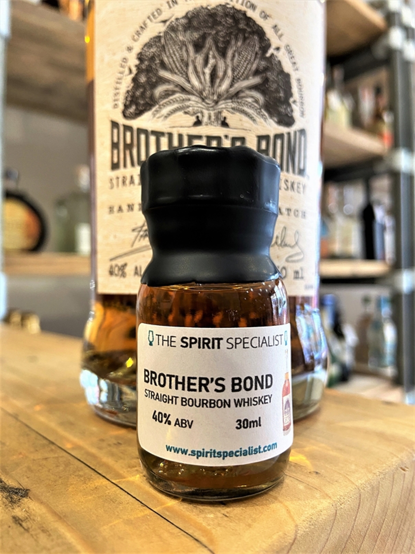 Brother's Bond 30ml sample and entry into raffle to purchase 75cl bottle