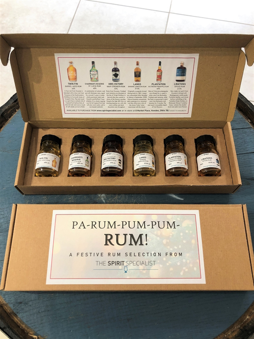 Pa-Rum-Pum-Pum-RUM! A Festive Rum Selection Box 6 x 30ml