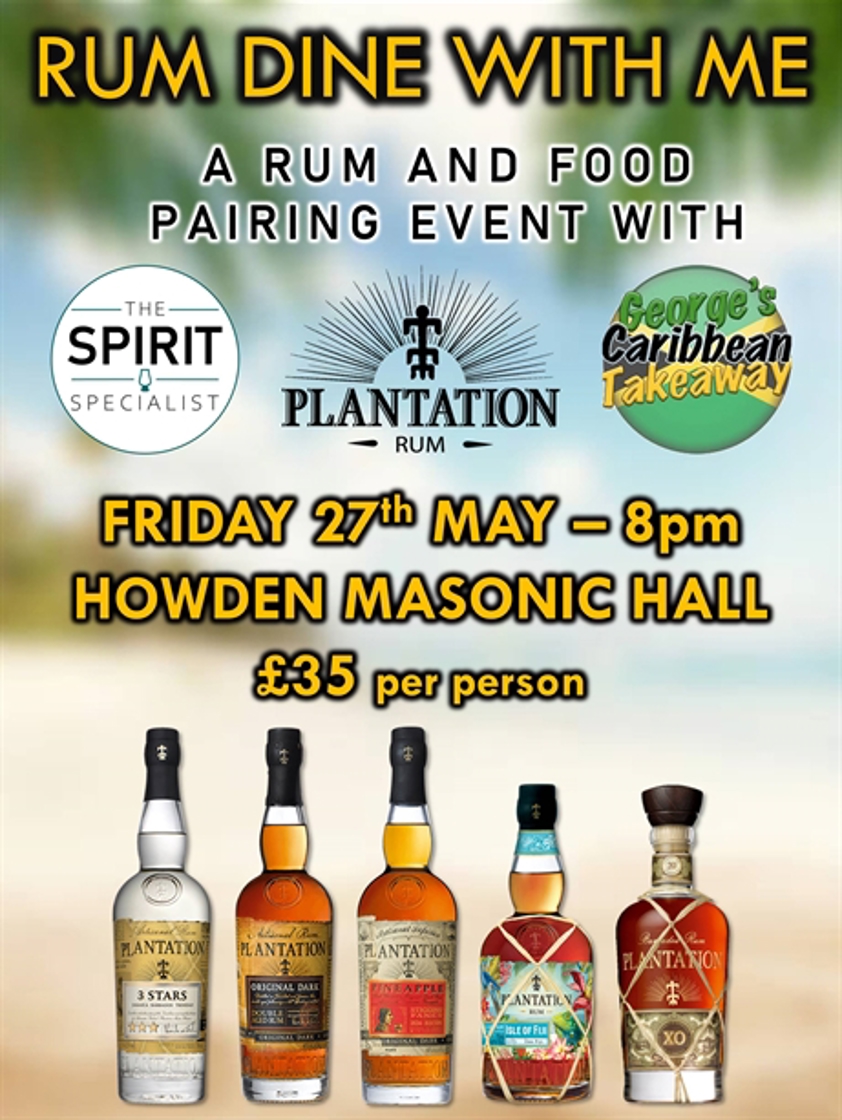 Rum Dine With Me - a Plantation Rum & Food Pairing Event