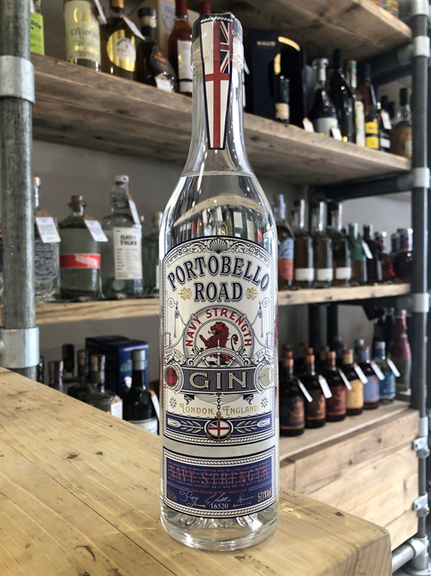 Portobello Road Navy Strength Gin 57.1% 50cl