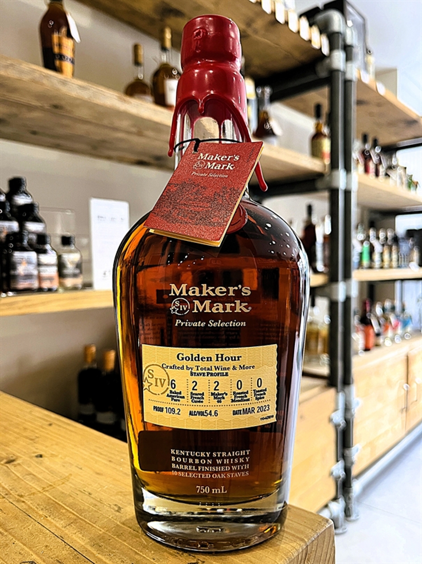 Maker's Mark Private Selection Golden Hour Total Wine Barrel Pick 54.6% 75cl