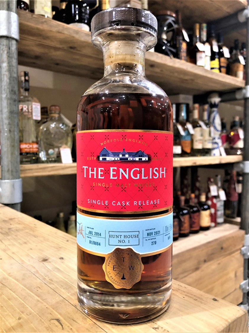 The English Whisky Single Cask bottled for the RREC 57% 70cl