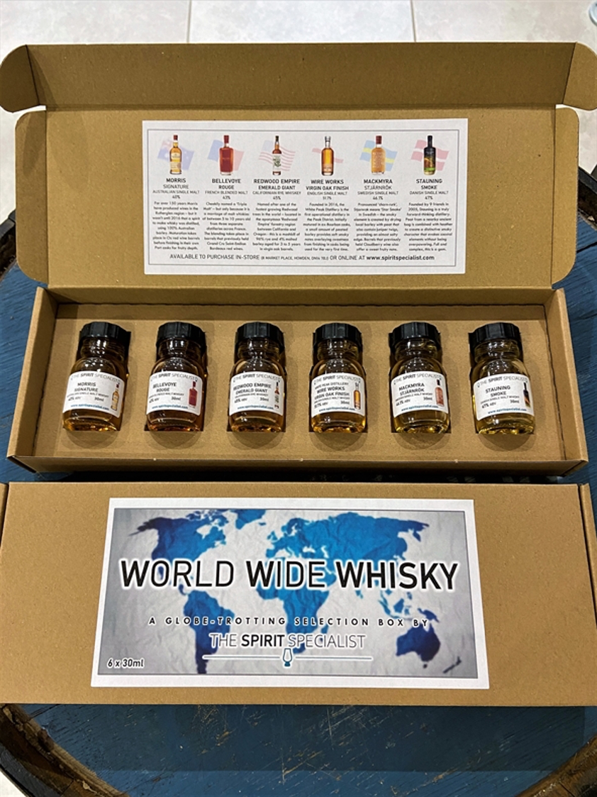 World Wide Whisky Selection Box (Dec 2022 Edition) 6 x 30ml