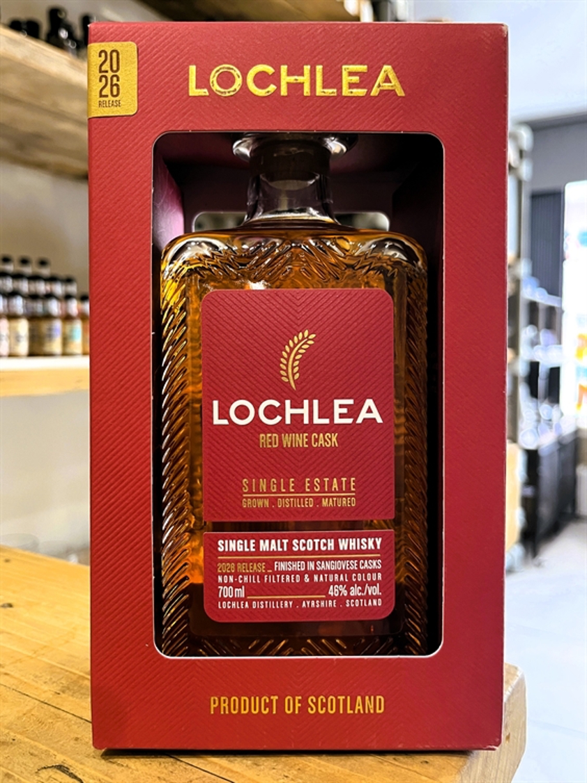 Lochlea Sangiovese Red Wine Cask 2026 Release 46% 70cl