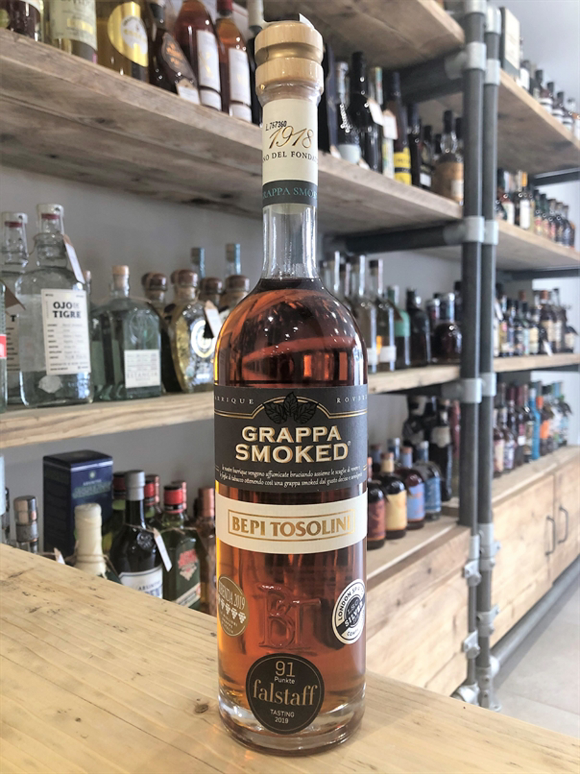Tosolini Grappa Smoked 40% 50cl