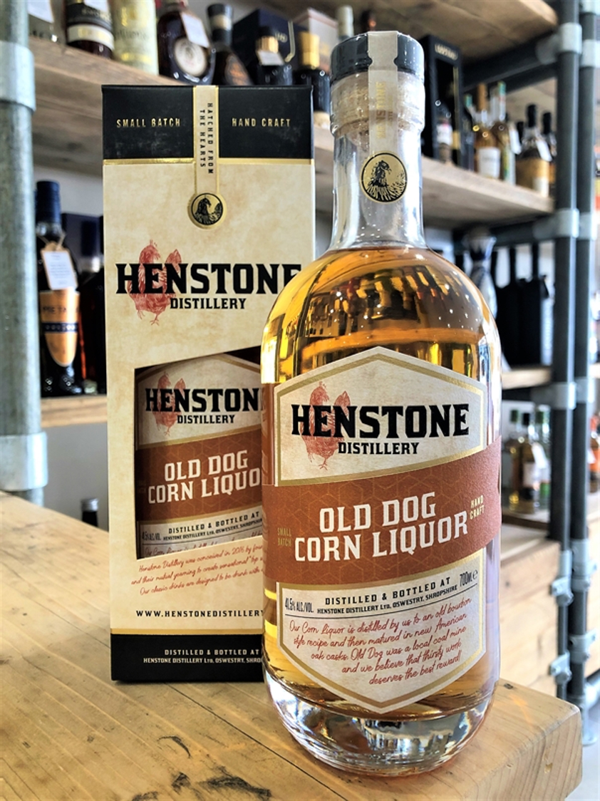 Henstone Old Dog Corn Liquor 41.5% 70cl