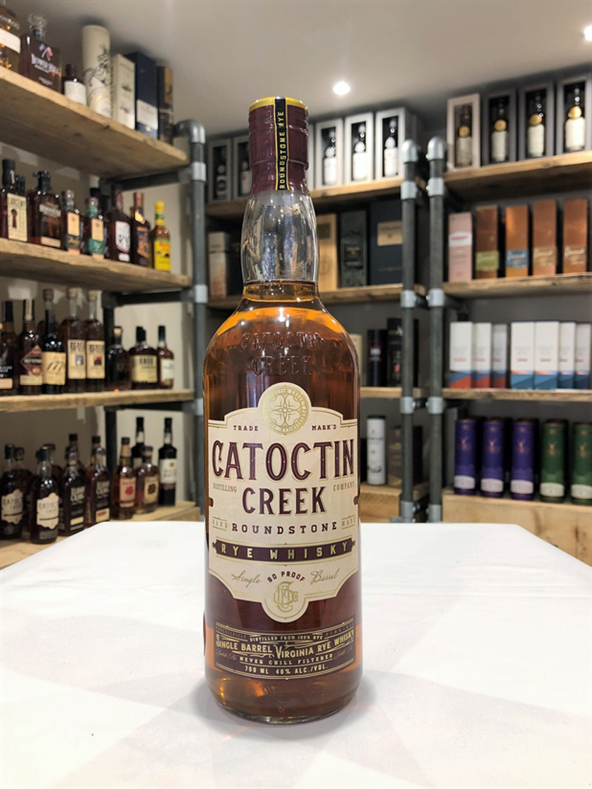 Catoctin Creek Roundstone Rye 80 Proof Whiskey 70cl