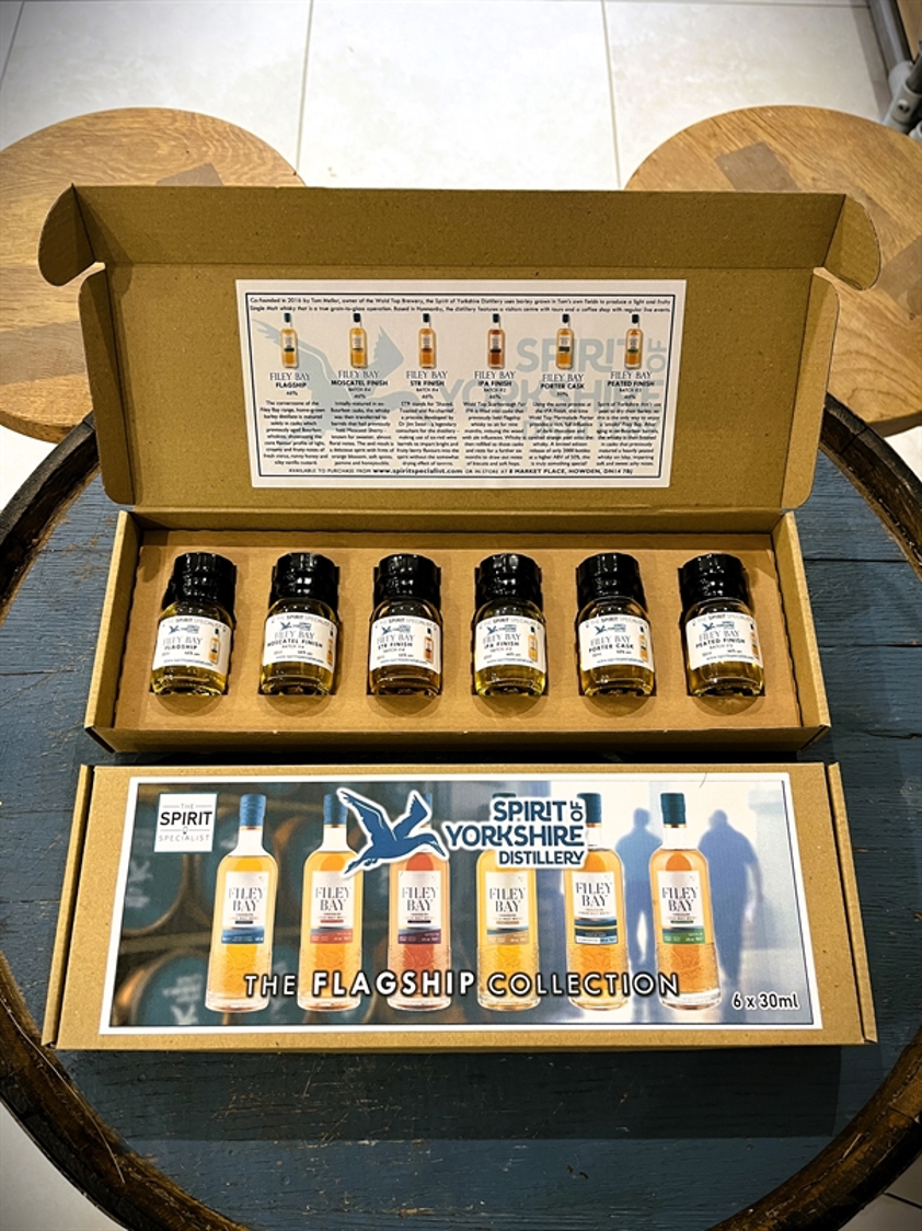 Spirit of Yorkshire Filey Bay Yorkshire Single Malt Whisky - The Flagship Collection 6 x 30ml