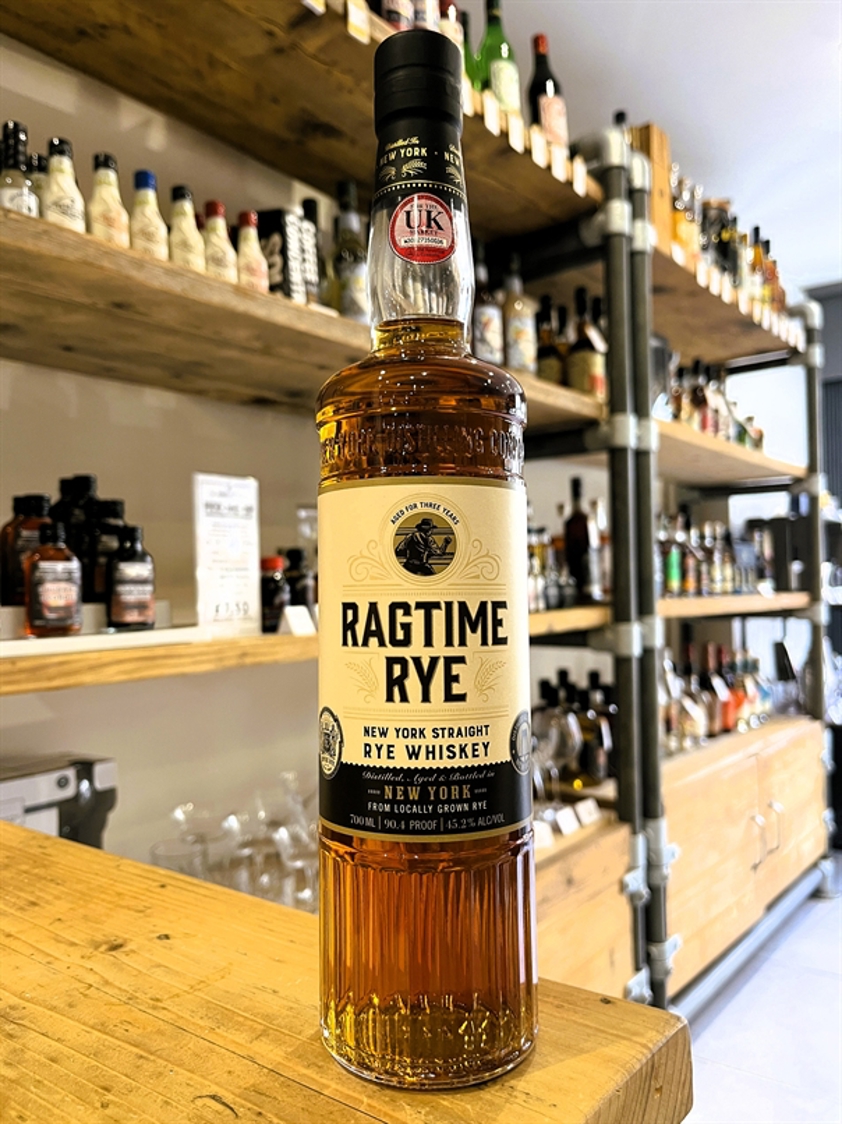 New York Distilling Company Ragtime Rye Straight Rye Whiskey 45.2% 70cl