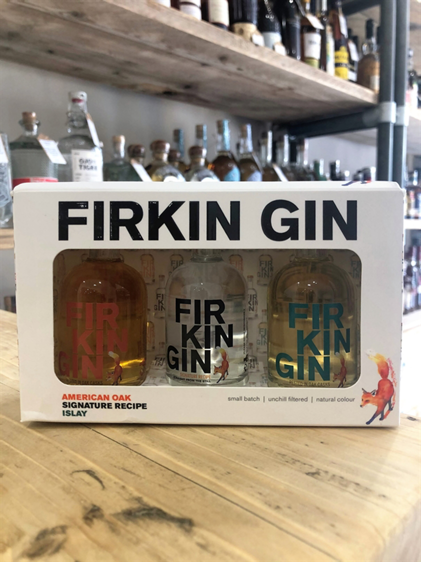 Firkin Gin miniature pack 3 x 5cl 46%