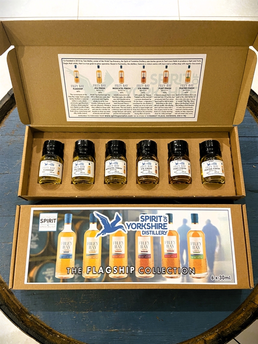 Spirit of Yorkshire Filey Bay Yorkshire Single Malt Whisky - The Flagship Collection 6 x 30ml