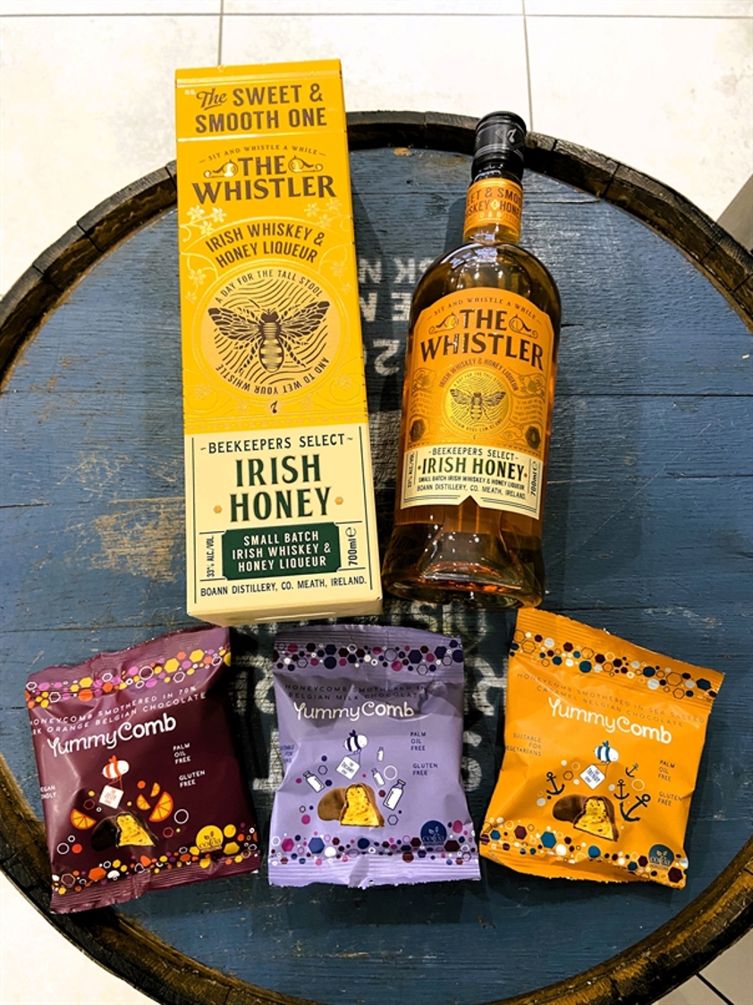 The Whistler Irish Whiskey & Honey Liqueur with FREE GIFTS 33% 70cl