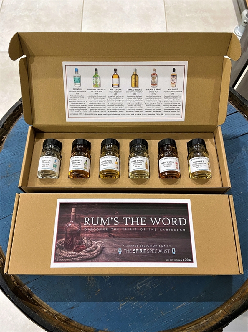 Rum's The Word Sample Selection Pack (January 2023) 6 x 30ml
