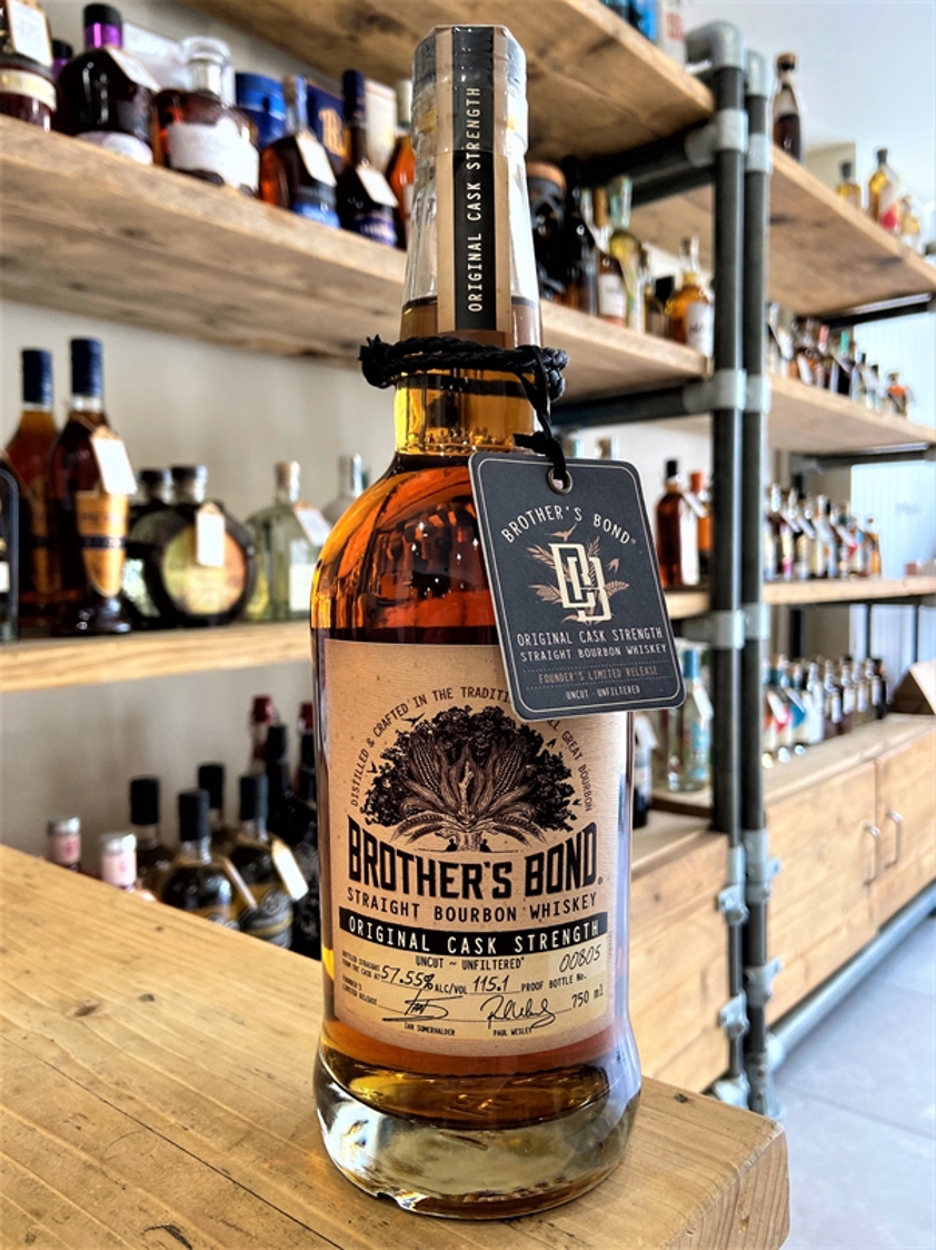 Brother's Bond Original Cask Strength Straight Bourbon Whiskey 57.55% 75cl