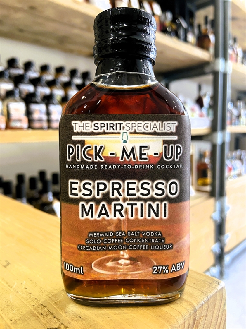 The Spirit Specialist Pick-Me-Up Espresso Martini RTD Cocktail 27% 10cl