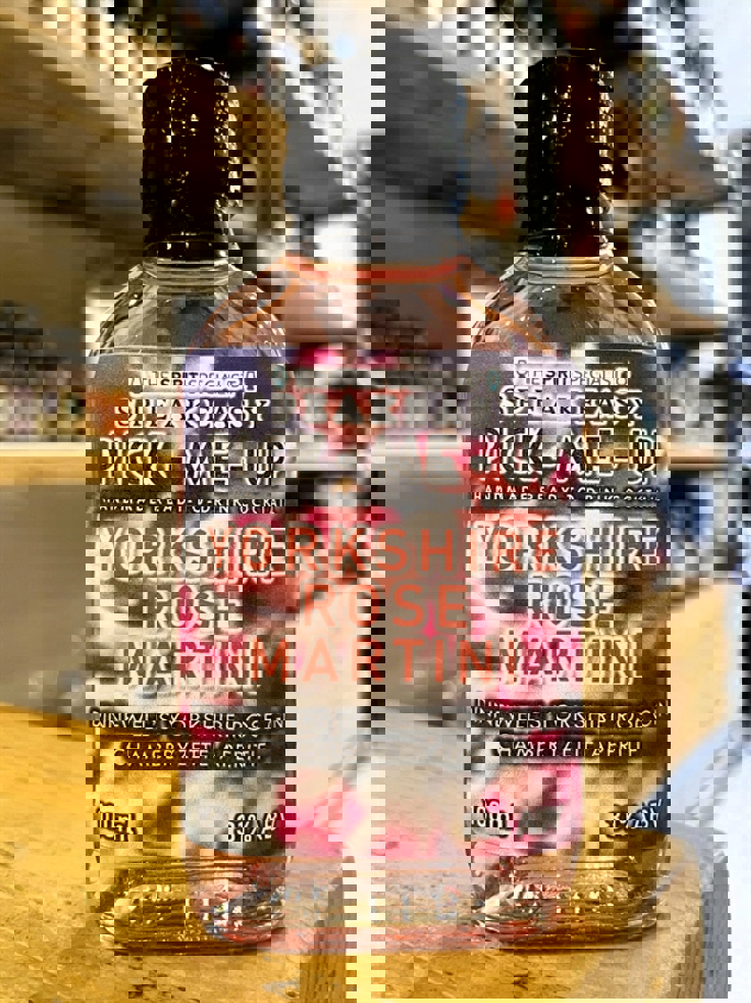 The Spirit Specialist Pick-Me-Up Yorkshire Rose Martini RTD Cocktail 31% 10cl