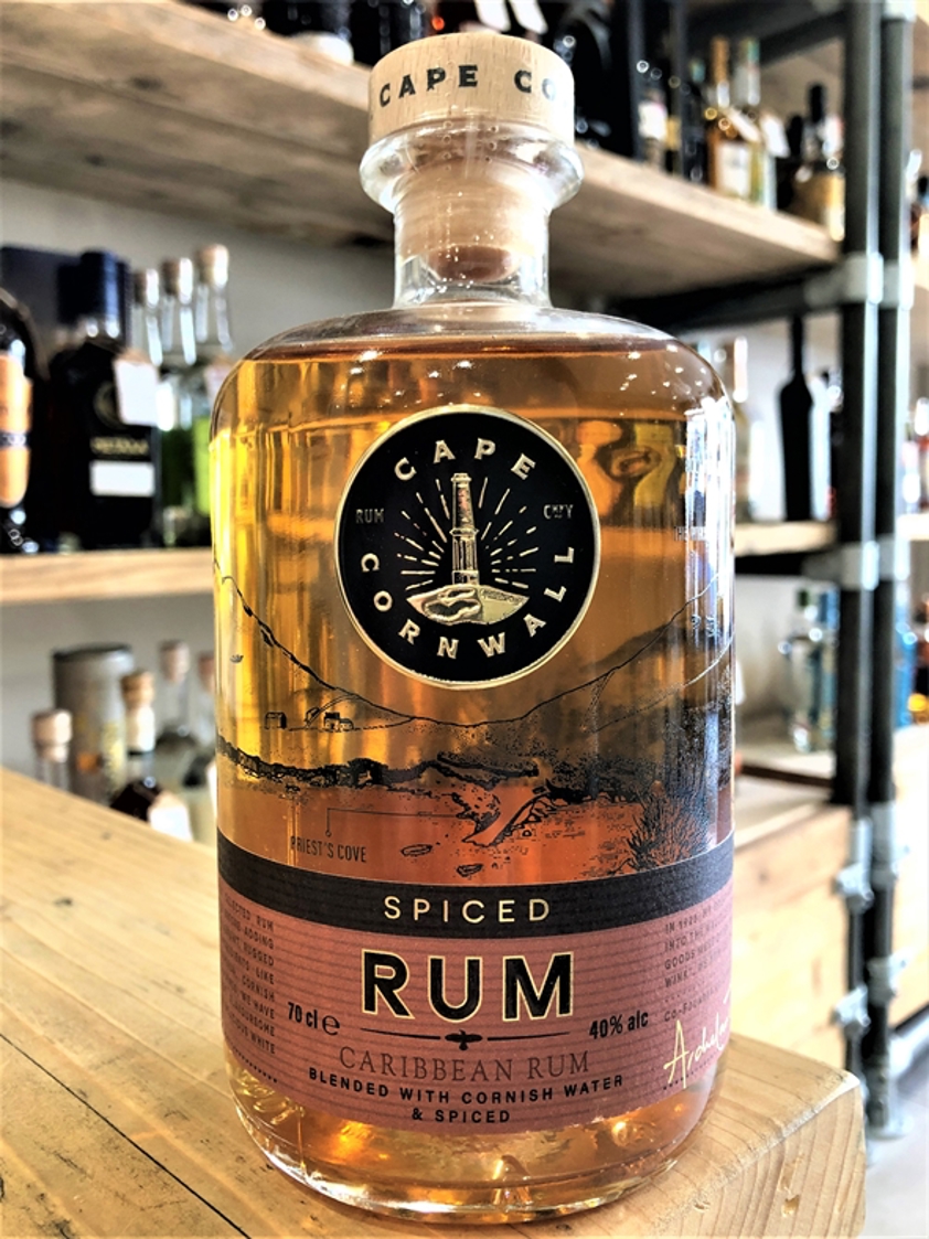 Cape Cornwall Spiced Rum 40% 70cl
