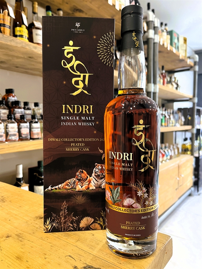 Indri Diwali 2024 Collector's Edition Single Malt Indian Whisky 58.5% 70cl