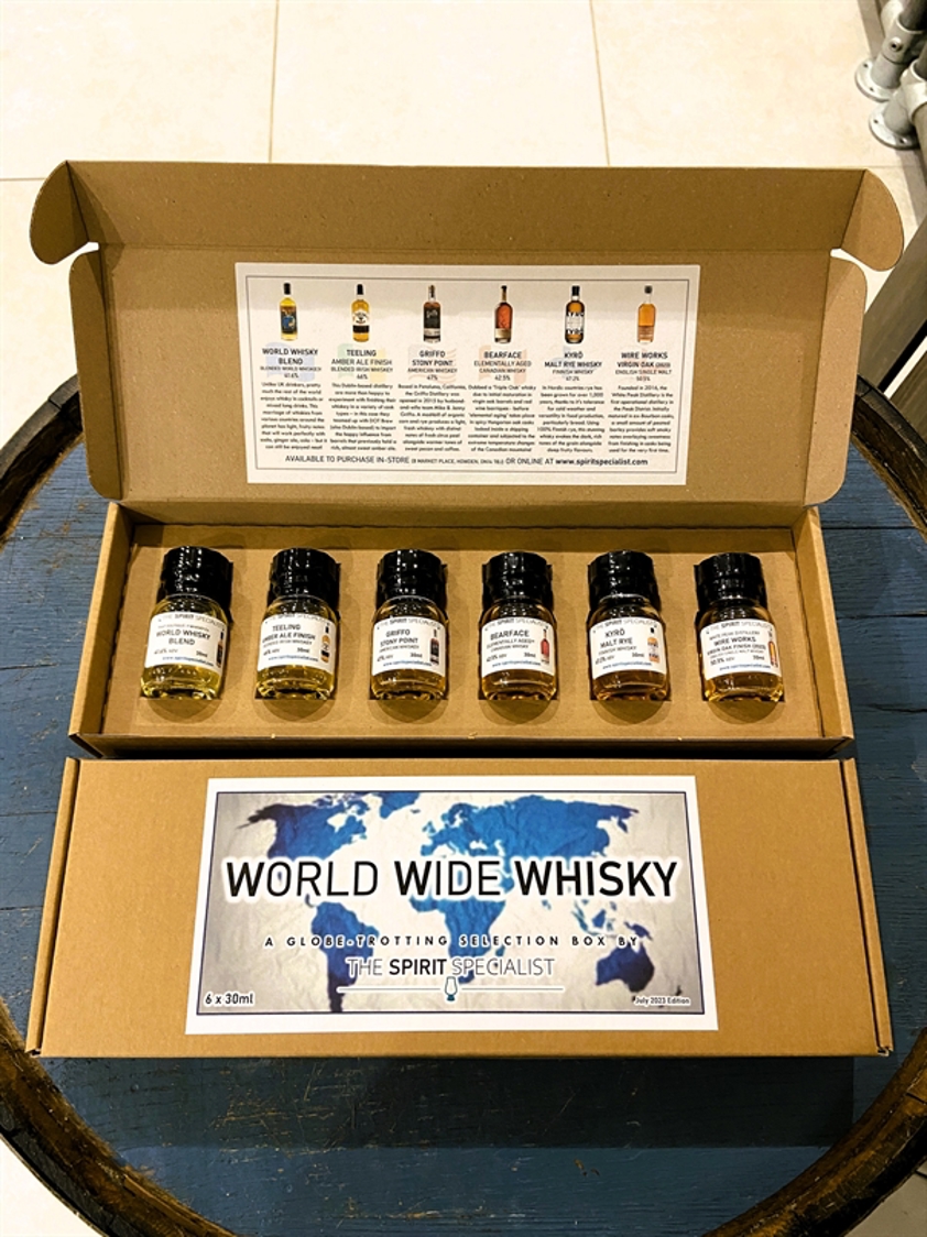 World Wide Whisky Selection Box (January 2024 Edition) 6 x 30ml
