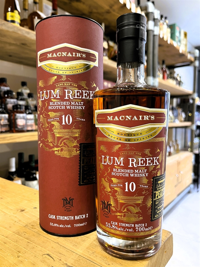 MacNair's Lum Reek 10yo Cask Strength Batch 2 55.8% 70cl