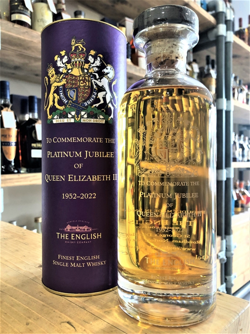The English Queen Elizabeth II Platinum Jubilee Limited Edition Single Malt Whisky 70cl 46%