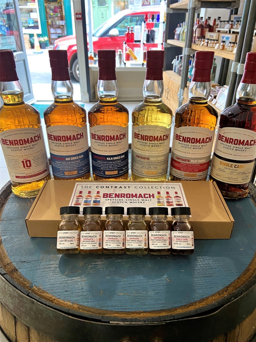 Benromach: The Contrast Collection plus Virtual Tasting 6 x 30ml