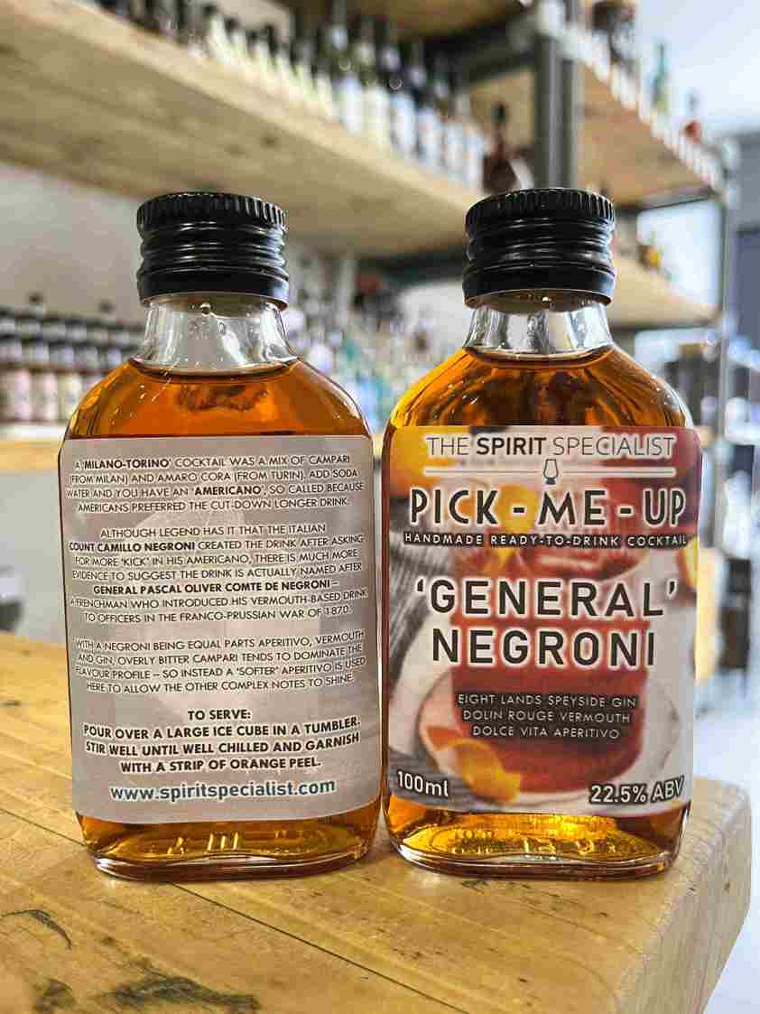 The Spirit Specialist Pick-Me-Up 'General' Negroni RTD Cocktail 22.5% 10cl