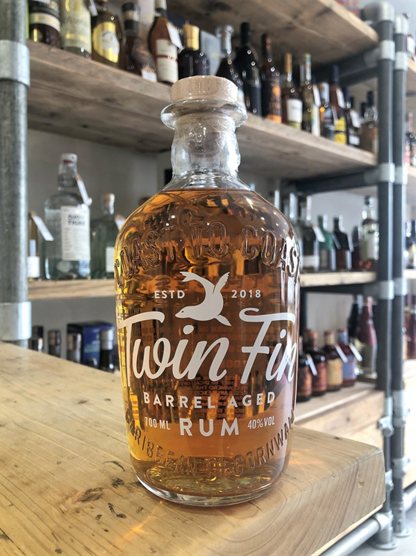 Twin Fin Barrel Aged Rum 40% 70cl