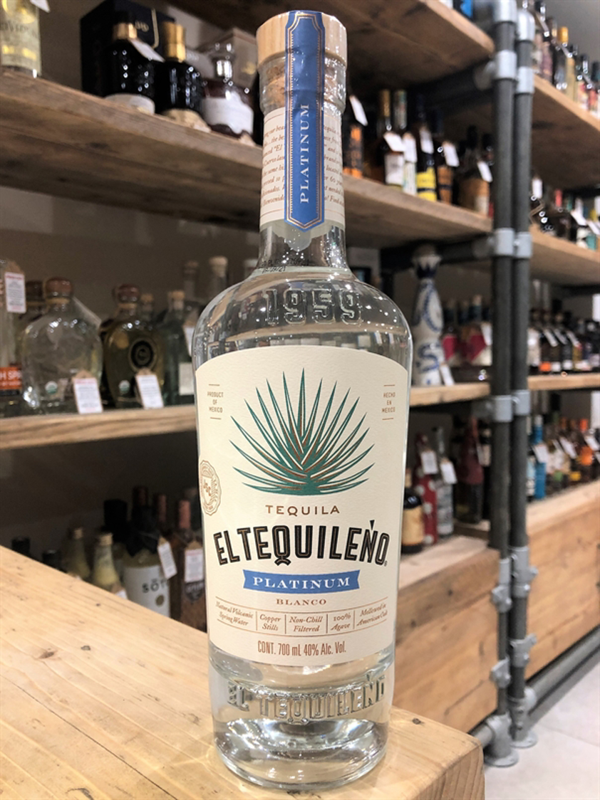 El Tequileno Platinum Blanco Tequila 40% 70cl